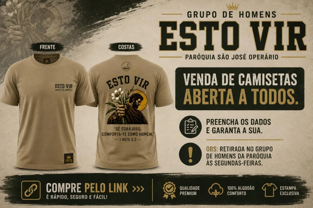 CAMISETA DO GRUPO ESTO VIR